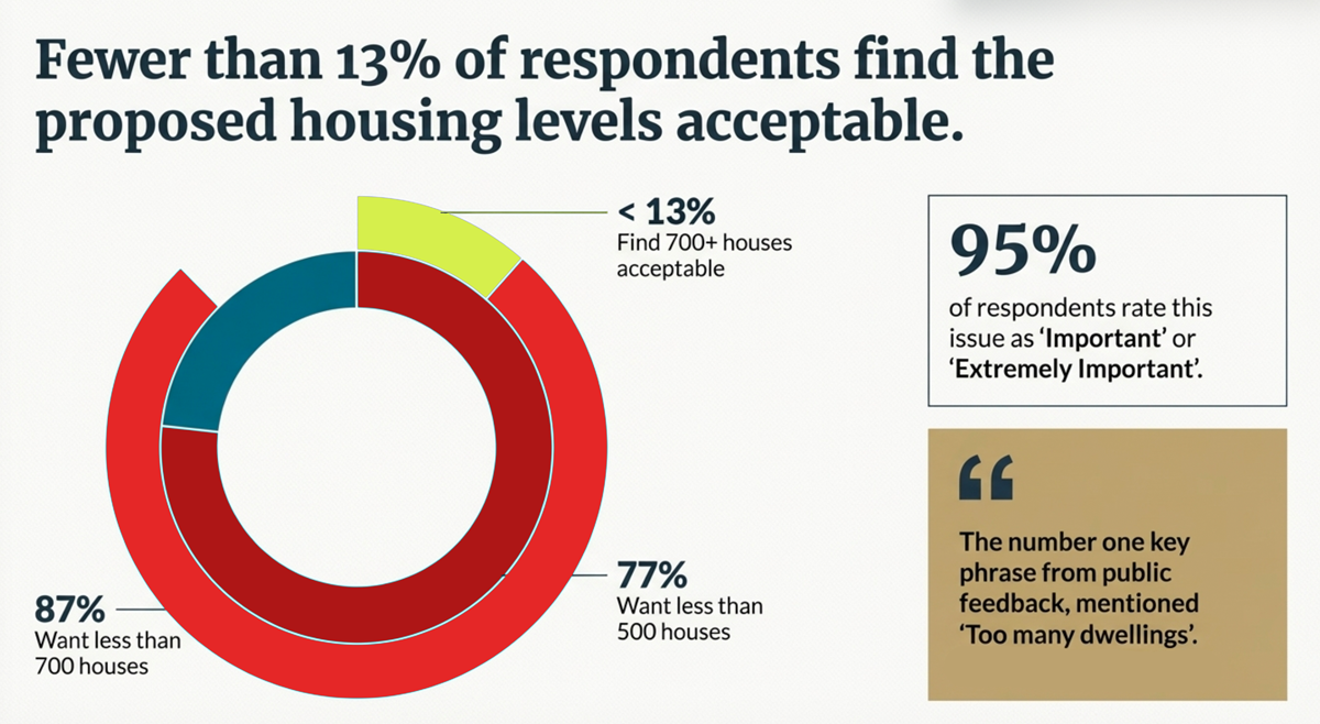 Too many houses infographic